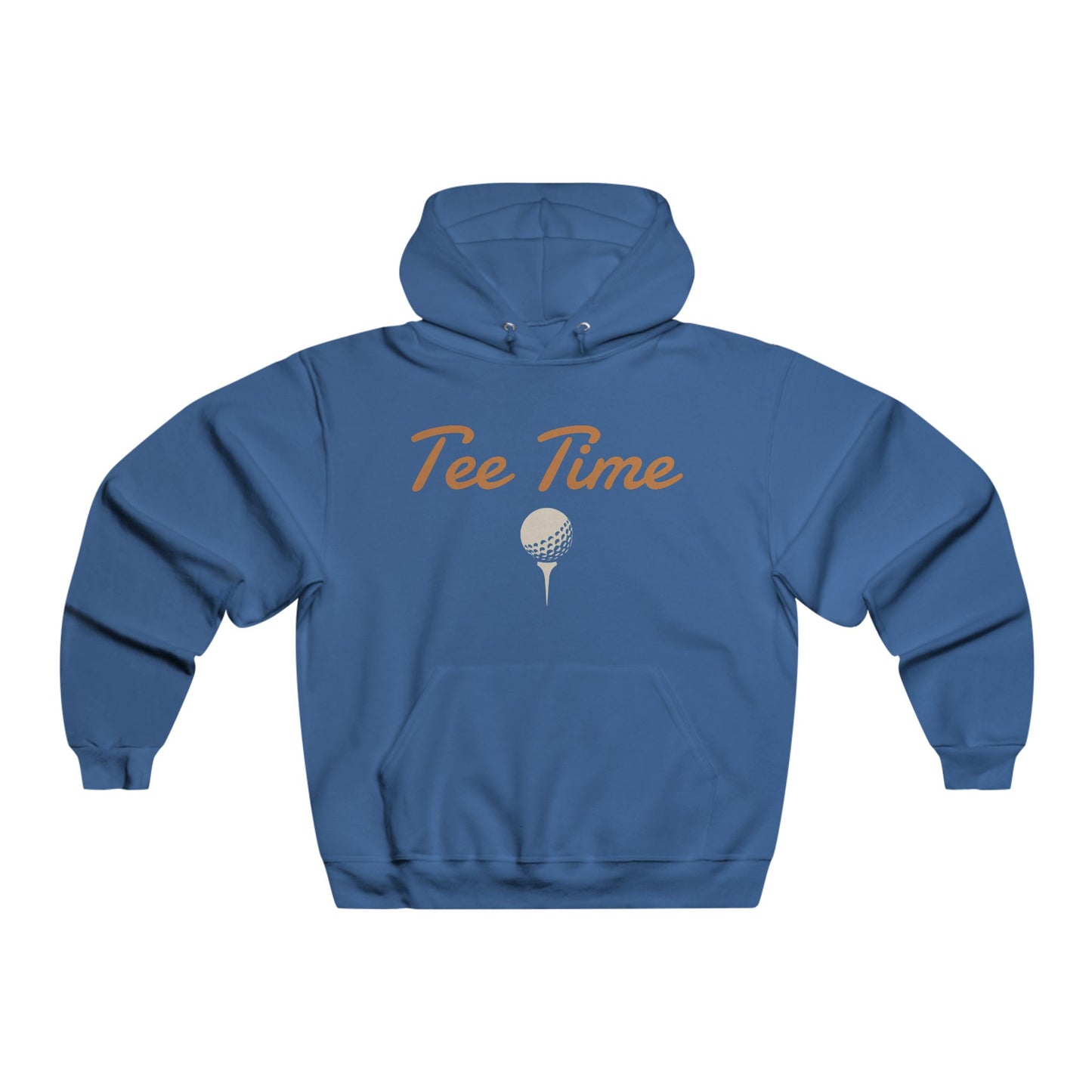 Men's Golf Hoodie - 'Tee Time' Sweatshirt for Golf Lovers