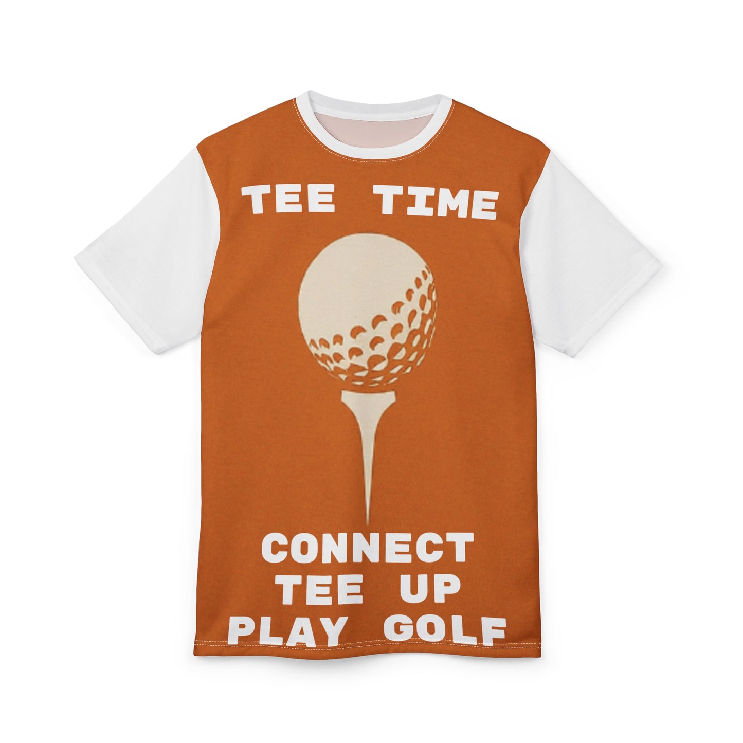 Golf Tee Time Unisex Cut & Sew Tee - Perfect for Golf Lovers! - Original Design